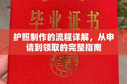 莲都护照制作的流程详解，从申请到领取的完整指南