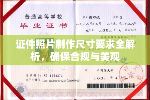 莲都证件照片制作尺寸要求全解析，确保合规与美观