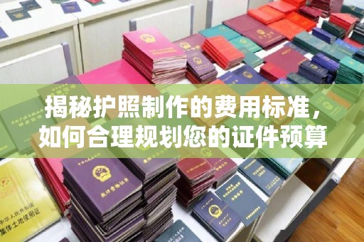 莲都揭秘护照制作的费用标准，如何合理规划您的证件预算