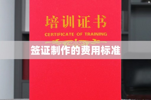 莲都签证制作的费用标准