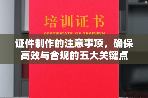 莲都证件制作的注意事项，确保高效与合规的五大关键点