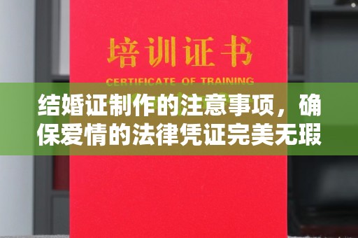 莲都结婚证制作的注意事项，确保爱情的法律凭证完美无瑕