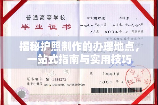 莲都揭秘护照制作的办理地点，一站式指南与实用技巧
