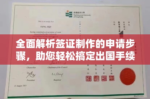 莲都全面解析签证制作的申请步骤，助您轻松搞定出国手续