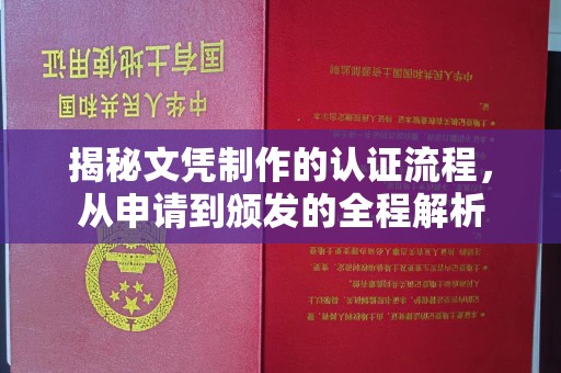 莲都揭秘文凭制作的认证流程，从申请到颁发的全程解析