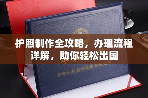 莲都护照制作全攻略，办理流程详解，助你轻松出国