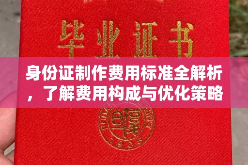 莲都身份证制作费用标准全解析，了解费用构成与优化策略