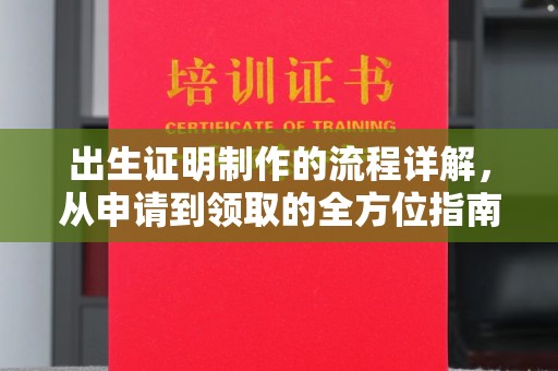 莲都出生证明制作的流程详解，从申请到领取的全方位指南